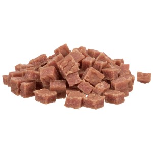 Trixie Premio 4 Meat Minis: Snack premio per cani a forma di cubo a base di pollo, agnello, anatra e manzo.