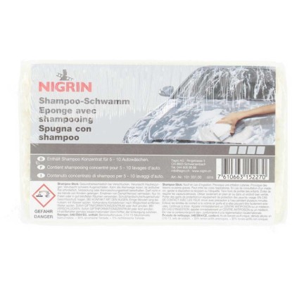 Nigrin Spugna per shampoo (HxLxP) 8 x 11 x 5 cm
