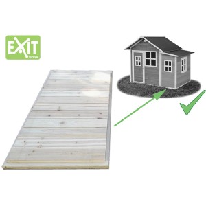 EXIT Partie basse Loft 150 : Plancher en bois pour cabane, accessoire pour jeux de jardin.