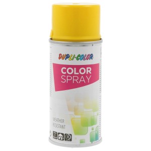 Dupli-Color Spray colorato RAL 1021 Giallo sole lucido, bomboletta da 150ml.
