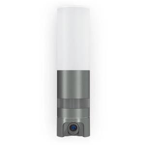 Applique d'extérieur LED Steinel L 620 Cam SC anthracite avec caméra intégrée.