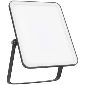 Ledvance LED-Flutlicht Essential, 30W, warmweiß, schwarzes Gehäuse. Außenstrahler für Fassaden.