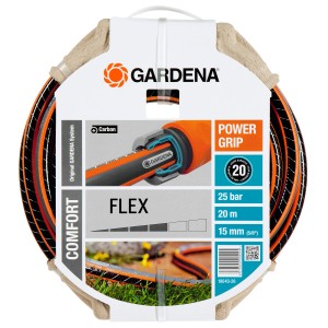 Gardena Flex Hose 15 mm (5/8) x 20 m, tubo da giardino flessibile arrotolato.