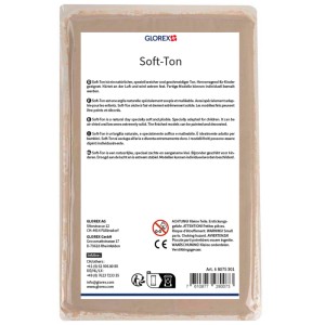 Soft-Ton Blanc, 2500g, séchage à l'air et pouvant être peint, idéal pour le modelage.