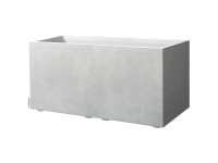 Deroma Pflanzkasten Millennium Perlweiss (HxBxT) 25 x 59 x 25 cm