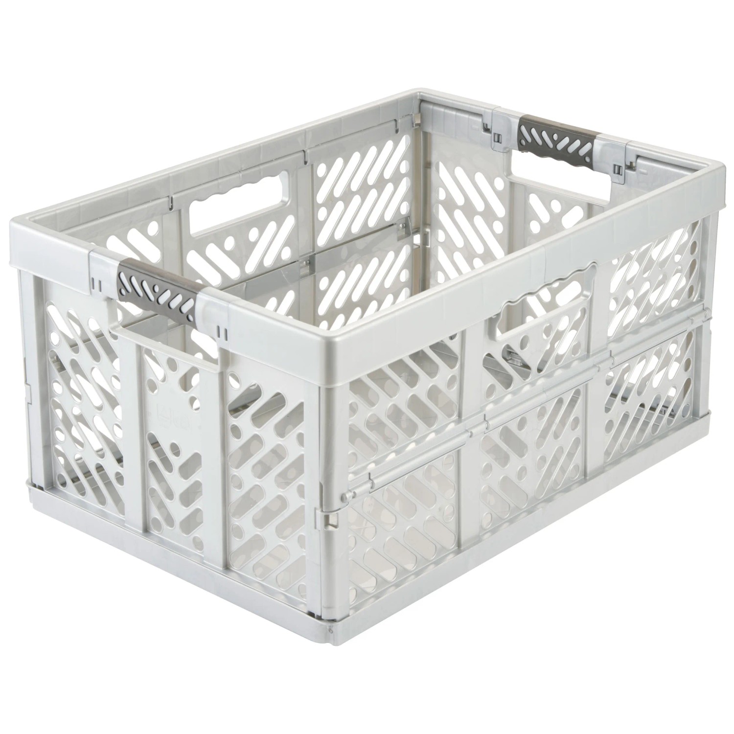 Scatola Plastica EuroBox Pieghevole E Impilabile. Contenitore In Blu Con Coperchio 60x40x32cm 5 Pack 83789744