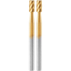 Due punte per incisione Dremel Max 194DM, accessori per miniutensili, color oro.