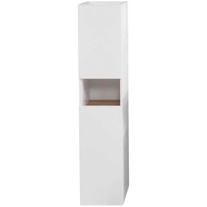 Pelipal Midischrank Serie 947, bianco, con ante, nicchia e ripiani.