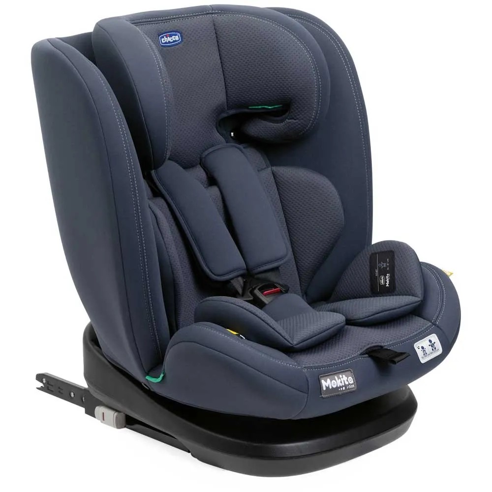 Seggiolone Da Viaggio Mobiclinic Monkey - Pieghevole, Per Bambini 6-36 Mesi, Fino 15kg, Grigio