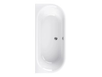 Duo Vasca da bagno in acrilico Ovo I Bianco 180 x 80 cm