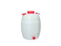 Getränkefass 25 l mit Auslaufhahn Weiss Getränkefass 25 l mit Auslaufhahn Weiss