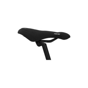 Sella bici MTB Fischer nera con memory foam per un elevato comfort.
