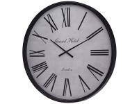 Wanduhr Kunststoffrahmen Schwarz