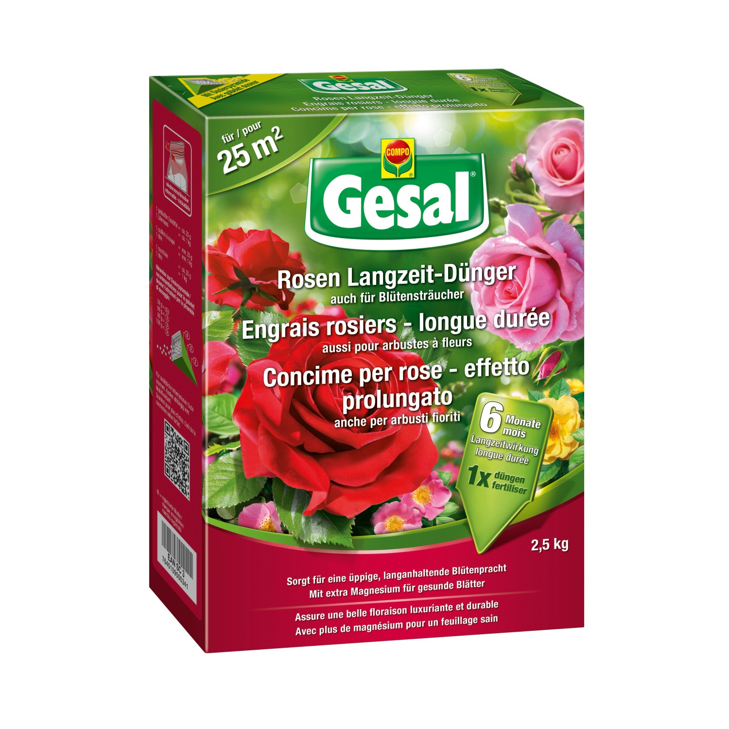 Gesal Rosen LangzeitDünger 2,5 kg kaufen bei OBI