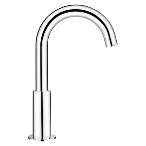 Miscelatore lavabo baliv WT-150 cromato con bocca alta e curva.