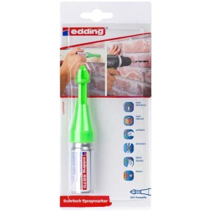 Edding 8870 marcatore spray per fori neon verde per marcature precise e non permanenti.