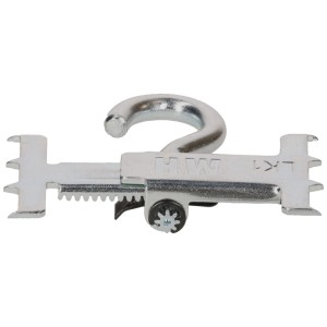 Griffe de lampe galvanisée (40-57 mm) pour fixation au plafond, 1 pièce.