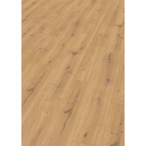 Stratifié étanche Egger AquaClick it, 8 mm d'épaisseur, aspect bois chaleureux avec nœuds.