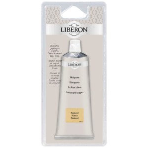 Tube Holzpaste Natur 80ml zum Ausbessern von Holz, geeignet für alle Holzarten.