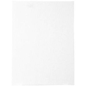 Cartone telato bianco rivestito, 18x24 cm, ideale per pittura a olio e acrilico.