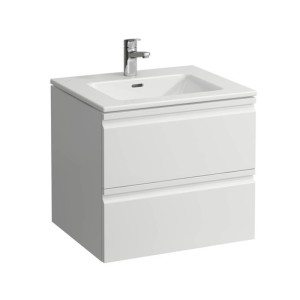 Meuble sous-vasque Laufen Pro S, 60 cm, graphite, avec deux tiroirs. Ensemble de meubles de salle de bain.