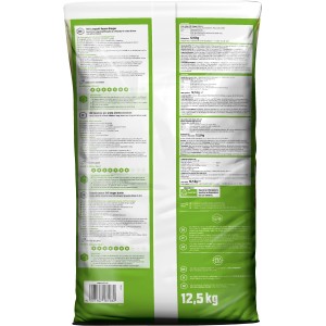 Sac d'engrais gazon longue durée OBI Bio 12,5 kg pour une pelouse saine.