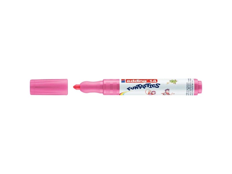 Edding 14 FUNTASTICS Malstifte – Türkis, Runde Spitze 3 Mm, Abwaschbar Von Haut & Textilien