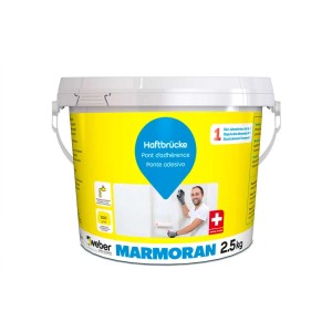 Secchio di Marmoran Haftbrücke G810, 2.5 kg, giallo, per primer e antimacchia.