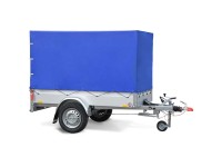 Stema Anhänger Basic 1000 inkl. Hochplanen-Set Blau 100 cm