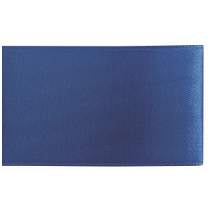 Nastro di raso blu, larghezza 10 mm, lunghezza 10 m, ideale per l'artigianato e la decorazione.