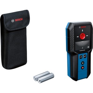 Détecteur Bosch Professional GMS 120-27 avec sacoche et piles.