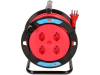 Kabelrolle 4 x Typ13 Schwarz-Rot Länge 15 m