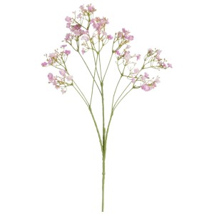 Fiore artificiale Gypsophila rosa, 68 cm, in poliestere. Pianta artificiale decorativa per interni.