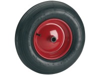 Doerner + Helmer Luftrad mit Metallfelge Rot Ø 20 cm / Breite 5 cm