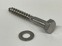 Schlüsselschraube Edelstahl Ø 10 mm / Länge 80 mm