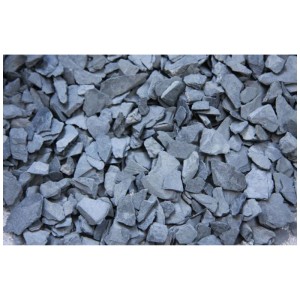Ciottoli decorativi in ardesia grigia naturale, 20-40 mm, per idee decorative creative.