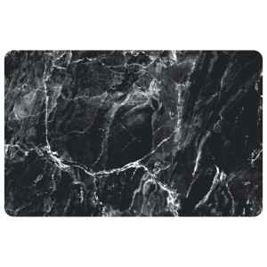 D-c-fix Set de table Rio Marmi Noir, 29x44cm, aspect marbre pour décoration et protection de table.