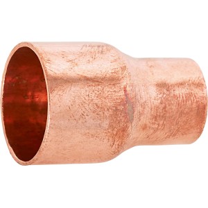 Manchon de réduction à souder en cuivre, 22 mm x 15 mm, pour tubes en cuivre.
