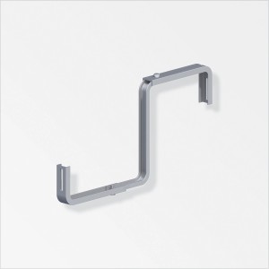 Support en aluminium pour jardinière, facile à monter sur les balustrades.