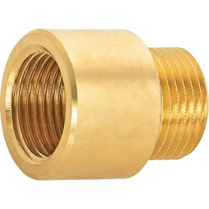 Prolunga per rubinetto in ottone, 14,9 mm x 16,7 mm, per estendere i raccordi di 15 mm.