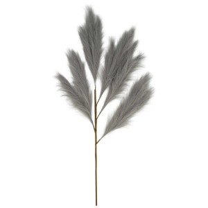 Ramo artificiale di erba di pampa DecoFinder in grigio, 77cm, per decorazioni eleganti.