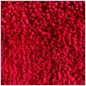 Dettaglio: Tappeto bagno rosso Spirella Highland, 55x55 cm, altezza pelo 2 cm. Morbido tappetino per il tuo bagno.