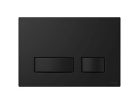 Cersanit WC-Betätigungsplatte Movi II Schwarz matt (HxBxT) 150 x 220 x 14 mm