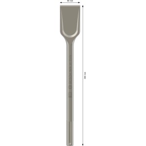 Burin spatule Bosch Pro SDS-max, 350mm, pour perforateurs et burineurs.