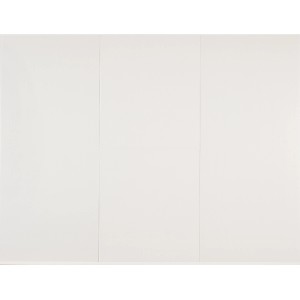 Panneaux muraux Grosfillex Element Compact blancs mats lisses, 120x37,5 cm, panneaux décoratifs.
