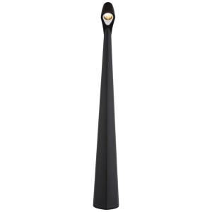 Schwarze Globo LED-Tischleuchte Spotty aus Kunststoff, 3 W, Ø 5 x 40 cm.