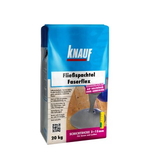 Sac de Knauf Fliess-Spachtel Faserflex 15, 20 kg, autonivelant et renforcé de fibres.
