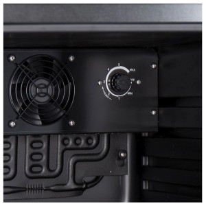 Réfrigérateur boissons Kibernetik: Cadran de contrôle température noir et ventilateur pour un froid optimal.