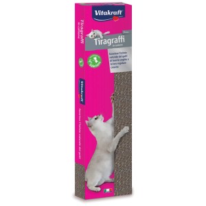 Vitakraft griffoir en carton, 50x12x5cm, pour que les chats fassent leurs griffes et jouent.