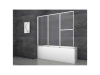 Aurlane Badewannen-Faltwand Silver Comfort 3-flügelig Chrom 166,4 x 140 cm Aurlane Badewannen-Faltwand Silver Comfort 3-flügelig Chrom 166,4 x 140 cm